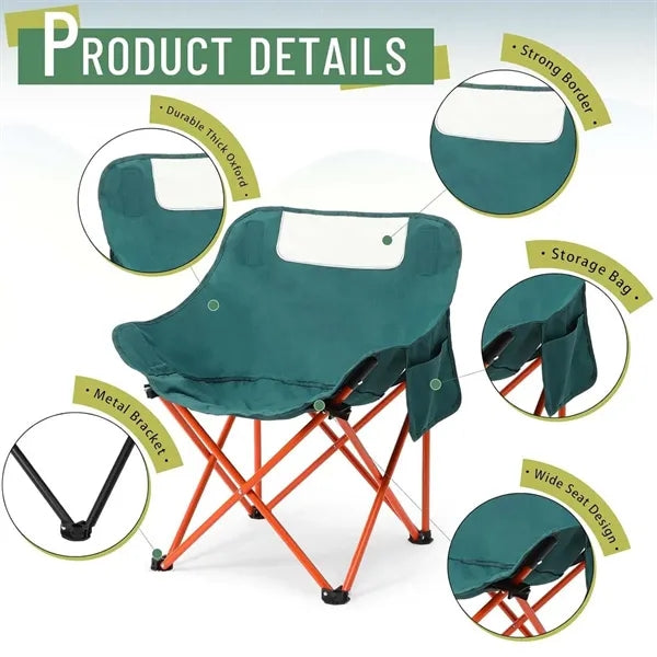 Portable Folding Travel Fishing Camping Chair with Carry Bag
