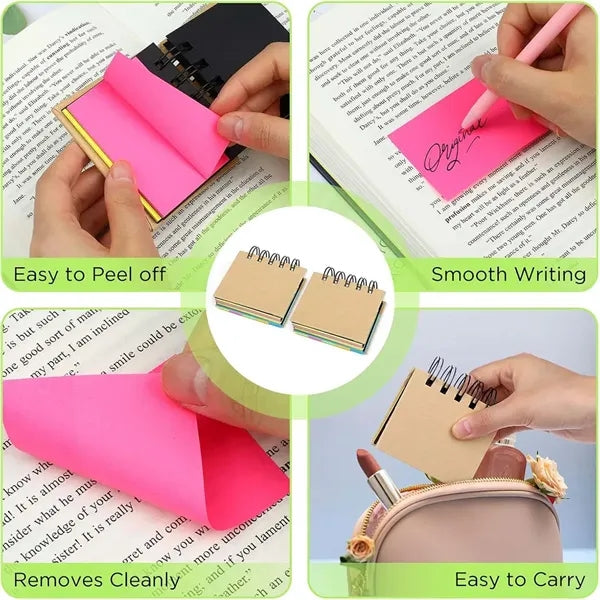 Office supplies portable self-adhesive sticky note pads