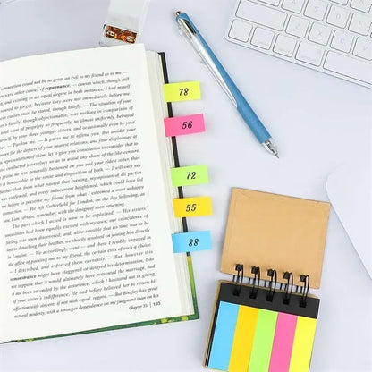 Office supplies portable self-adhesive sticky note pads
