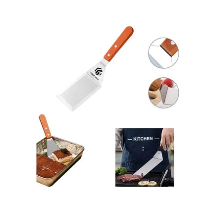 Stainless steel cooking barbecue kitchenware frying shovel