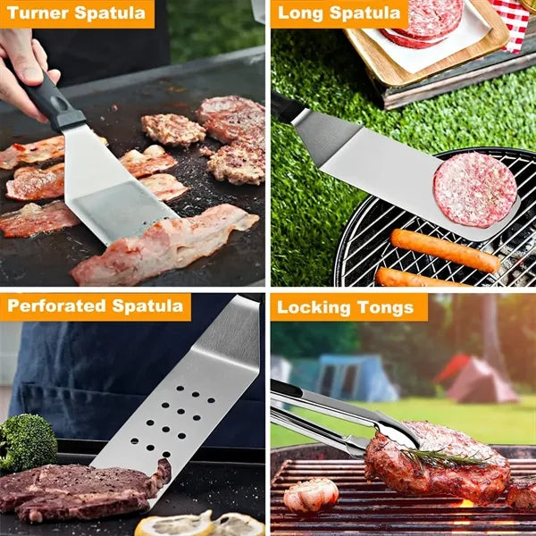 Stainless steel cooking barbecue kitchenware frying shovel