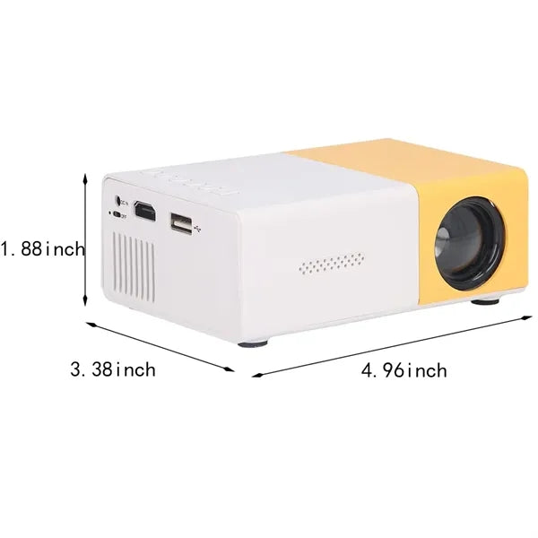 Mini Portable Multi-interface Smart Large Screen Projector