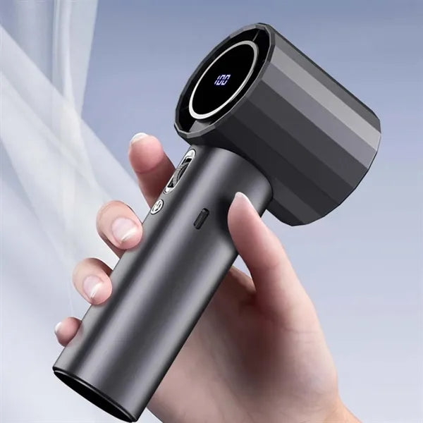 Portable Digital Display Travel Camping Gifts Handheld Fan