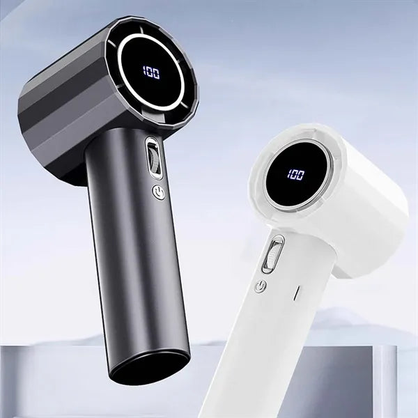 Portable Digital Display Travel Camping Gifts Handheld Fan
