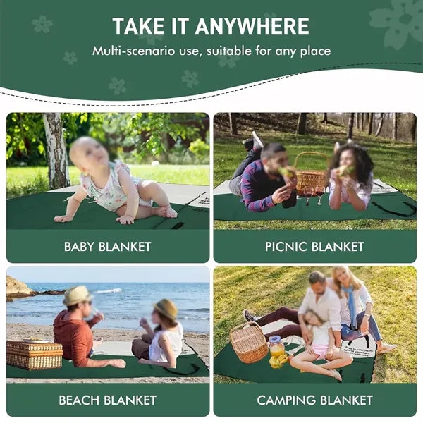 Picnic Accessories Waterproof Foldable Outdoor Beach Blanket