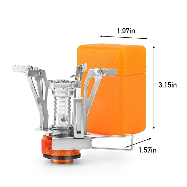 Portable Outdoor Camping Piezo Ignition Backpacking Stove