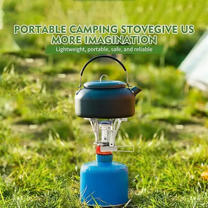 Portable Outdoor Camping Piezo Ignition Backpacking Stove
