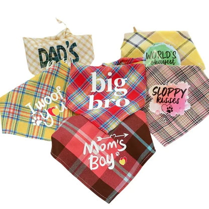 Dog Bandana Pet Triangle Bibs