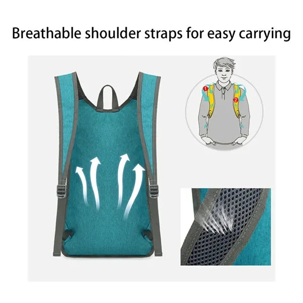 Large Capacity Foldable Lightweight Hiking Camping Backpack
