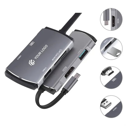 Multi-function USB C Hub Multiple Adapter Docking Station