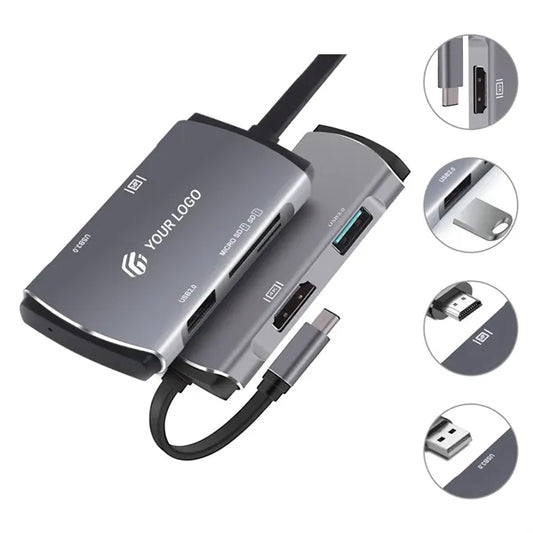 Multi-function USB C Hub Multiple Adapter Docking Station