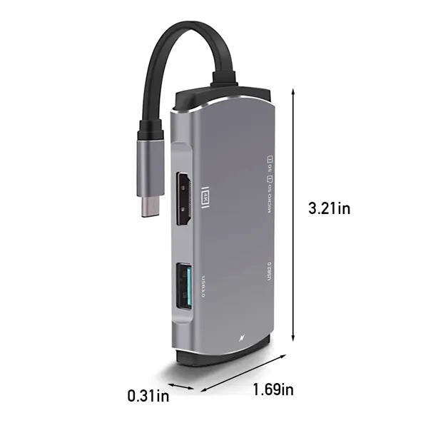 Multi-function USB C Hub Multiple Adapter Docking Station
