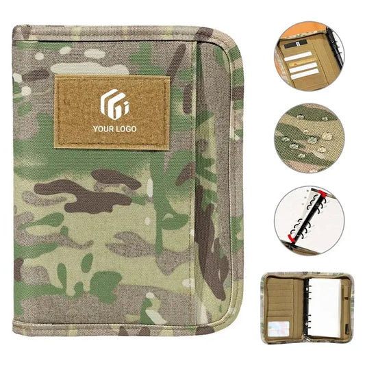 Waterproof Padfolio Refillable Ring Binder Tactical Notebook