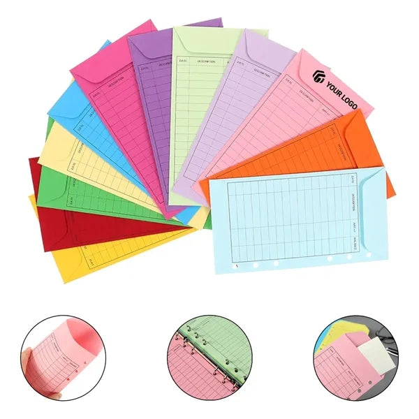 Multipurpose Portable Binder Plan Spending Budget Envelope