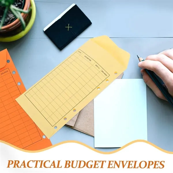 Multipurpose Portable Binder Plan Spending Budget Envelope