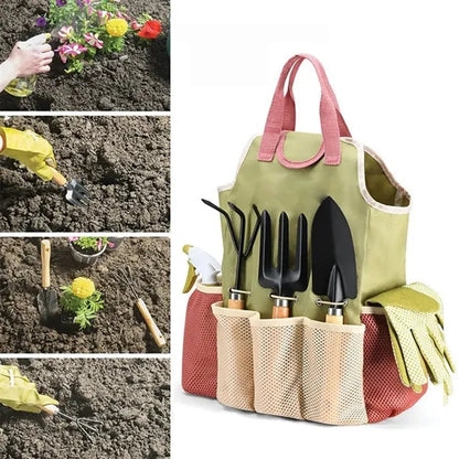 Multipurpose Complete Heavy Duty Gardening Tool Set Handbag