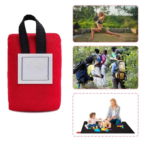 Foldable Waterproof  Mini Pocket Picnic Blanket Beach Mat