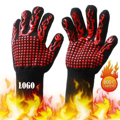 Silicone Non-Slip Oven Mitts Gloves