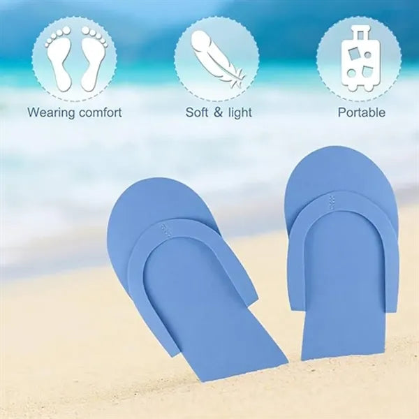 Multi-purpose travel hotel portable disposable foam slippers