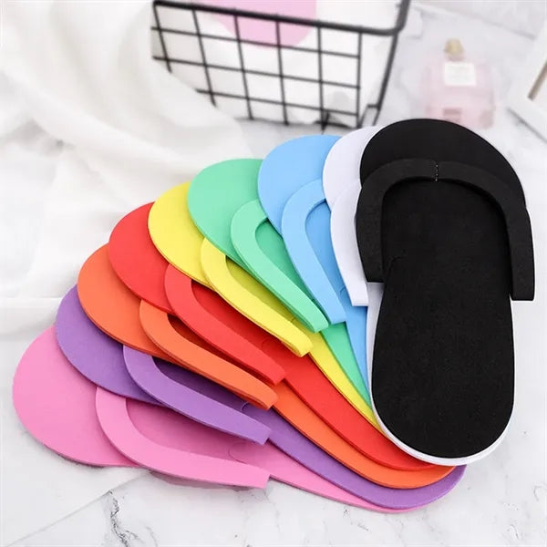 Multi-purpose travel hotel portable disposable foam slippers
