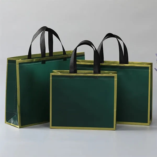 Colorful waterproof coated shopping bag Non-woven handbag