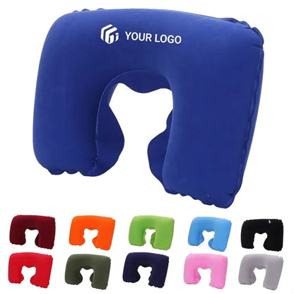 Airplane Car Office Travel Inflatable U-Shape Neck Pillow