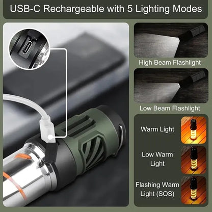 Multi-function Mosquito Repellent Flashlight Camping Light