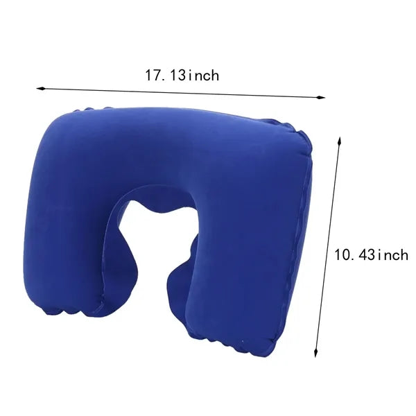 Airplane Car Office Travel Inflatable U-Shape Neck Pillow
