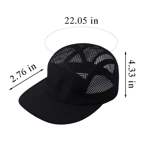 Summer breathable mesh snapback baseball cap trucker hat