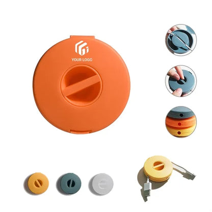 Travel portable storage charging data cable organizer