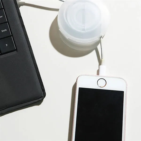 Travel portable storage charging data cable organizer