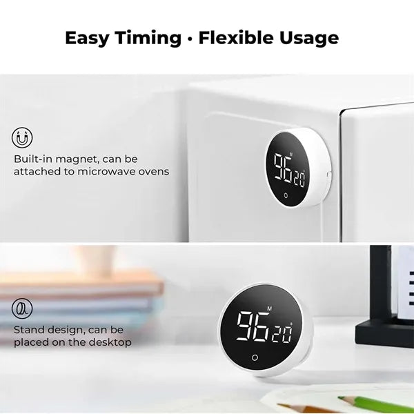 Adjustable Volume Countdown Countup Digital Kitchen Timer