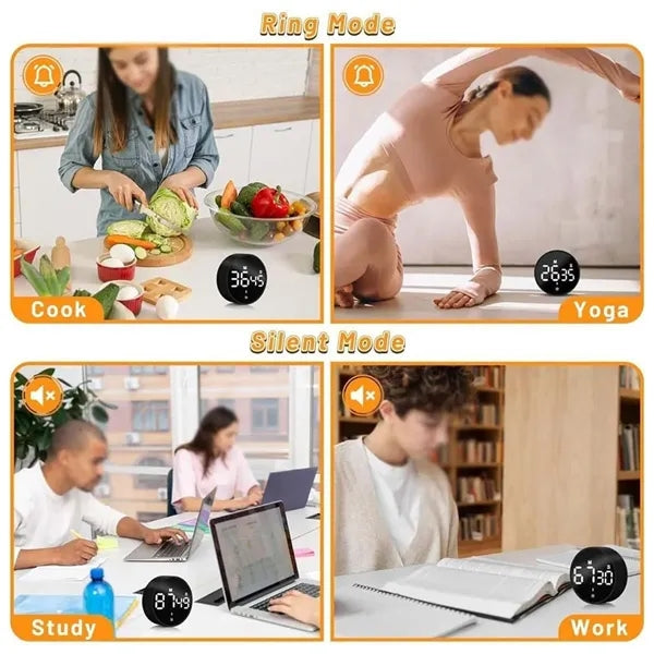 Adjustable Volume Countdown Countup Digital Kitchen Timer