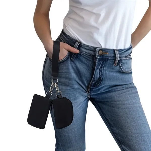 Wristlet Zip Wallet  Punches