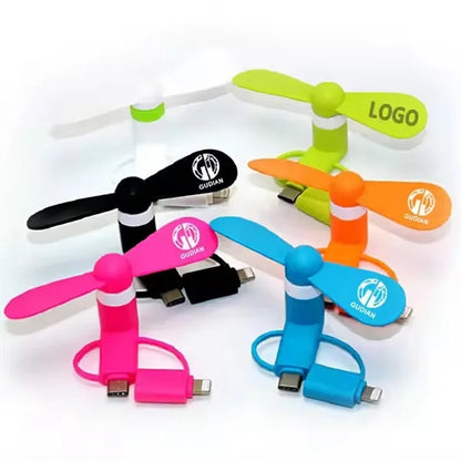 Mini USB Cellphone Fan