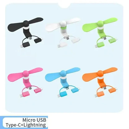 Mini USB Cellphone Fan