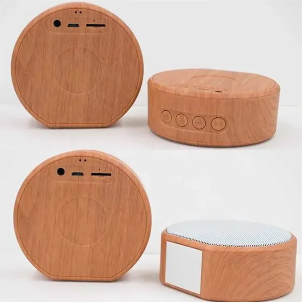 Wood Grain Wireless Bluetooth Speaker