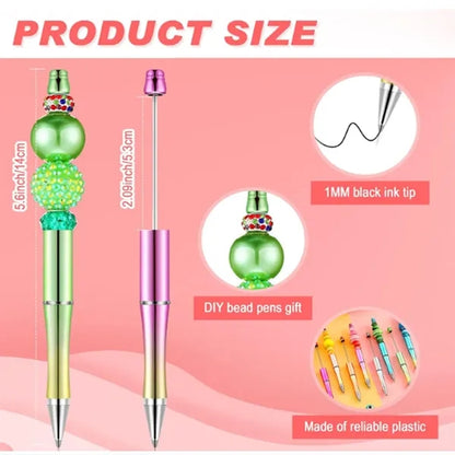 50Pcs Plastic Uv Beadable Pen