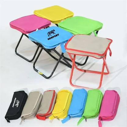 Portable Folding Stool with Carry Bag