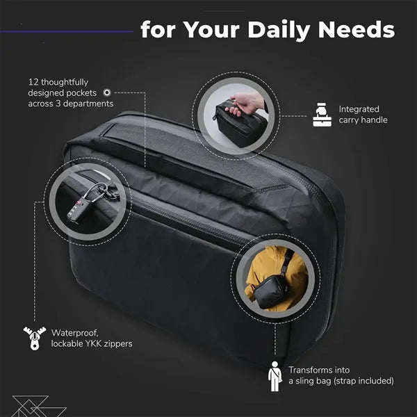 Waterproof X-Pac Nylon Utility Sling Bag