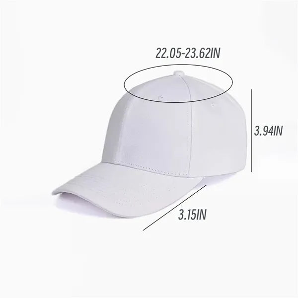Adult Plain Baseball Cap