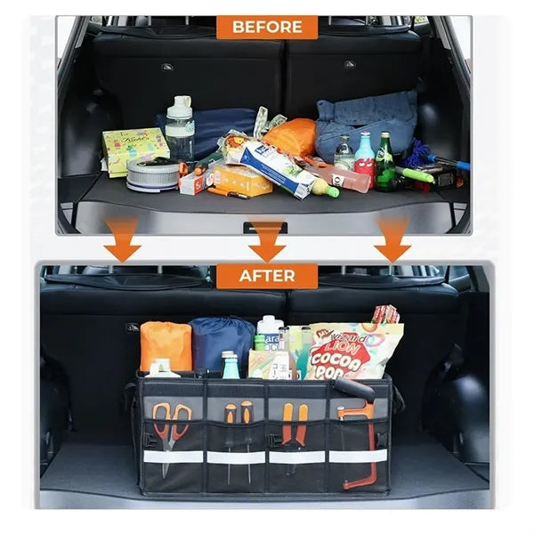 Collapsible Car Trunk Storage Organizer
