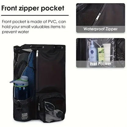 Multifunctional Swim Bag With Mesh