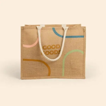 EXTRA-LARGE TOTE - JUTE