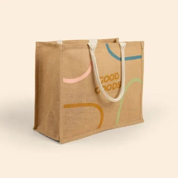 EXTRA-LARGE TOTE - JUTE