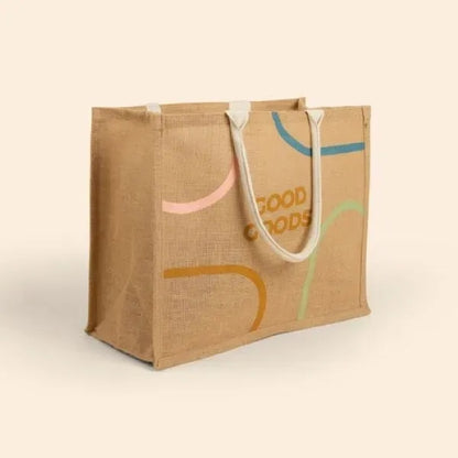 EXTRA-LARGE TOTE - JUTE