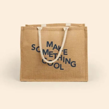 EXTRA-LARGE TOTE - JUTE