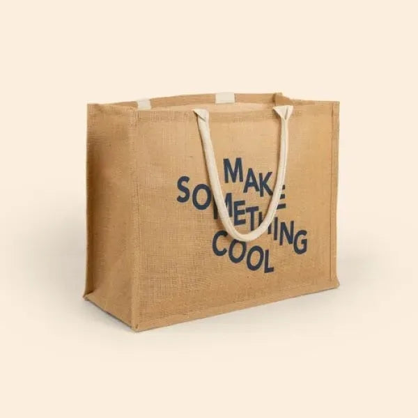 EXTRA-LARGE TOTE - JUTE