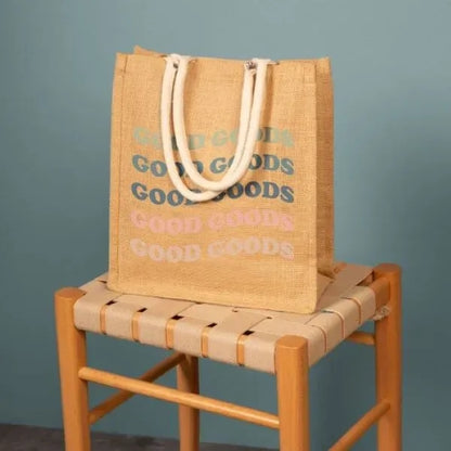 LARGE TOTE - JUTE