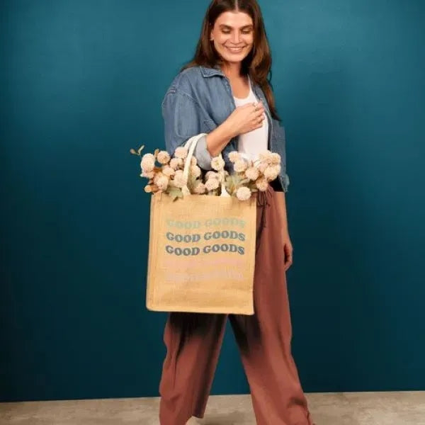 LARGE TOTE - JUTE